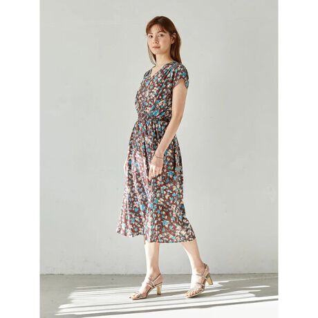 P 花柄ギャザーワンピース イェッカ ヴェッカ Yecca Vecca ファッション通販 マルイウェブチャネル Ca000 992 97 01