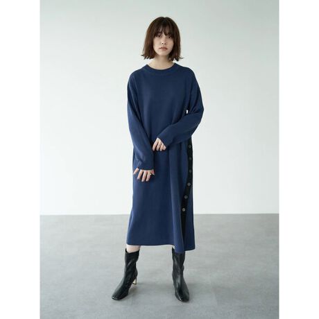 2col 釦スリットニットワンピース イェッカ ヴェッカ Yecca Vecca 7a17l2h00 ファッション通販 マルイウェブチャネル