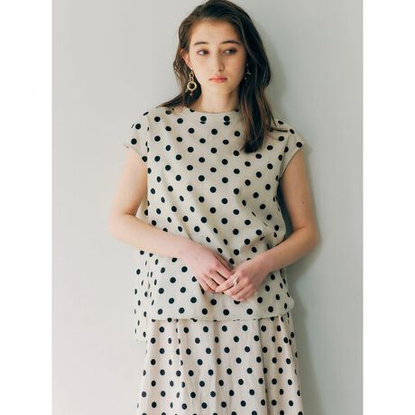 麻レーヨンドット柄ブラウス イェッカ ヴェッカ Yecca Vecca 7a22l0a1400 ファッション通販 マルイウェブチャネル