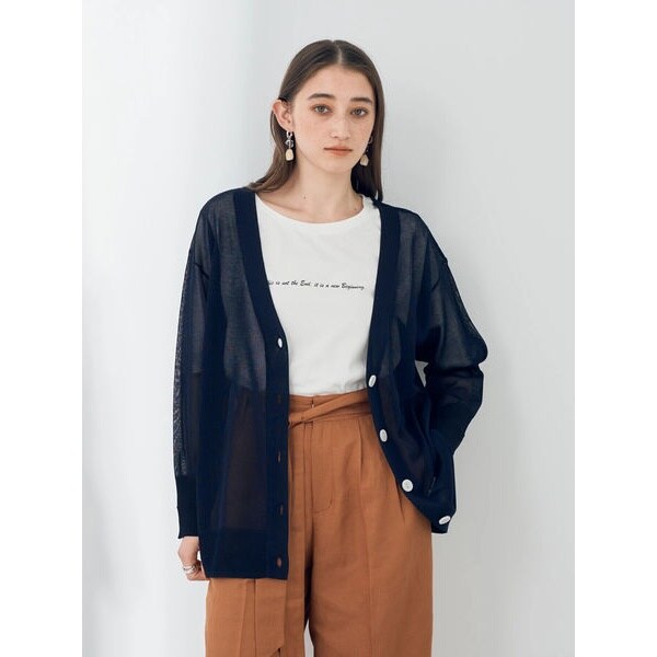 Vネックカーディガン | イェッカ ヴェッカ(YECCA VECCA) | マルイ