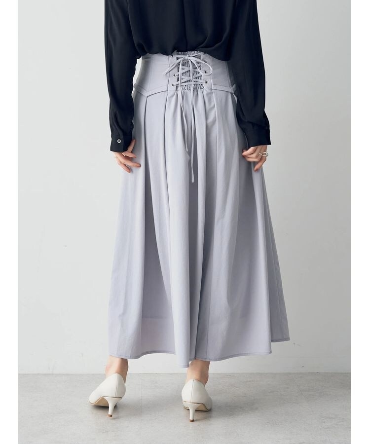 2wayレースアップフレアスカート