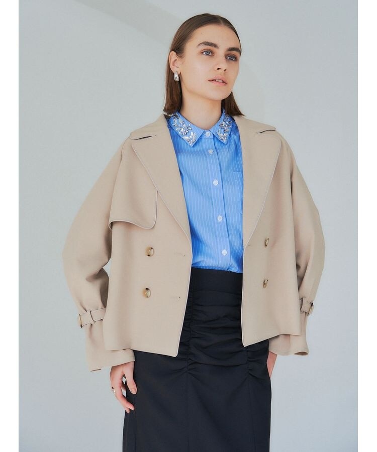 専用です！！【タグ付き】ショートトレンチコート　イエッカベッカ 楽天市場】ショートトレンチコート／イェッカ ヴェッカ（YECCA