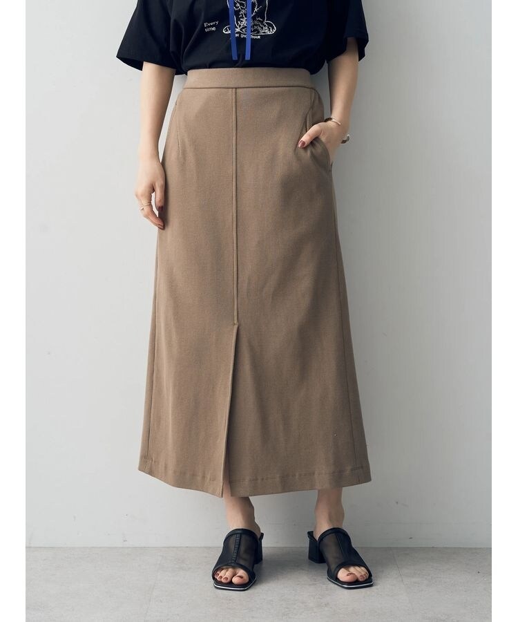 CLASSY.掲載】ベロアスパンコールナロースカート | イェッカ