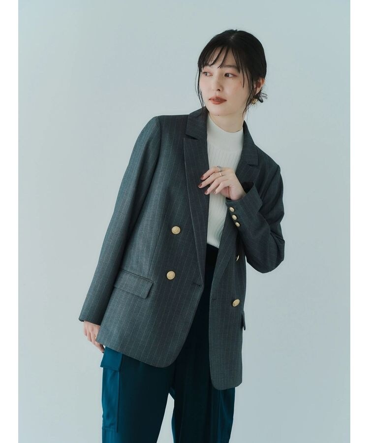 yecca vecca 金釦テーラードジャケット ダブルブレスト YECCA VECCA｜金釦テーラードジャケット | Rakuten Fashion(楽天