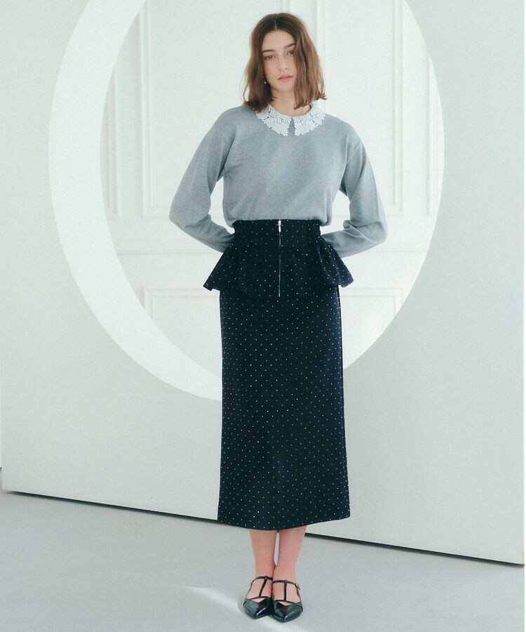 【sacai】ペプラムタイトスカート sacai】ペプラムタイトスカート