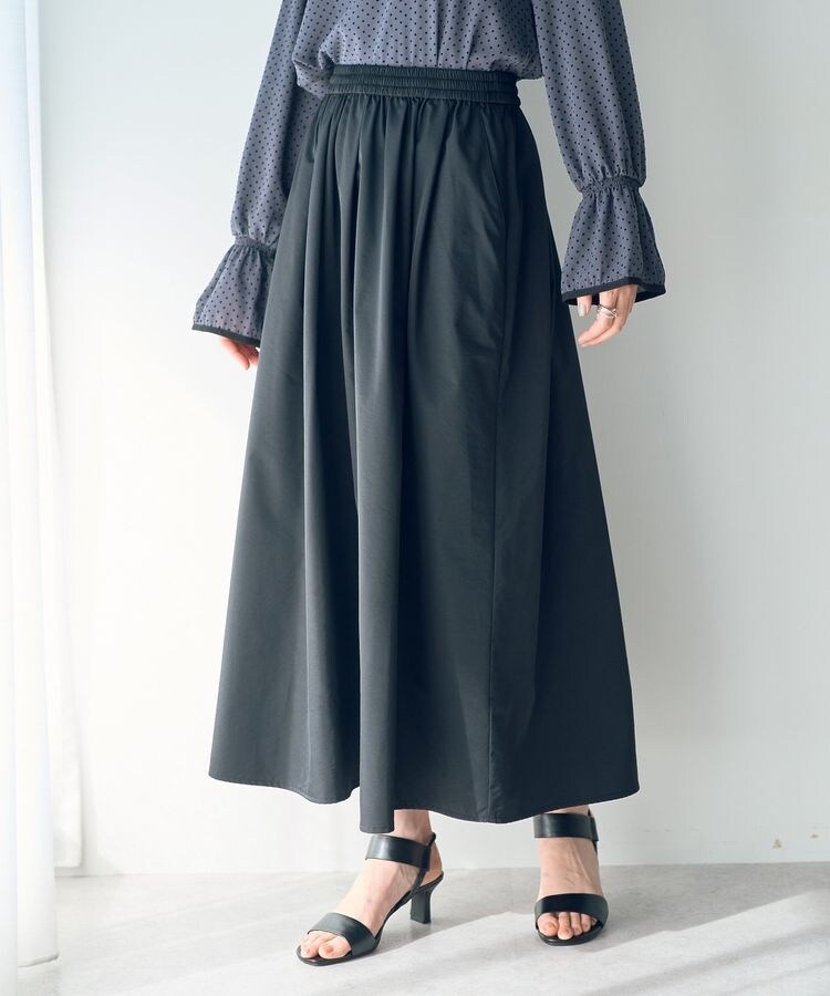 美品 24SS アーバンリサーチロッソ バックファスナーリネン混ロングスカート バックファスナーリネン混ロングスカート | アーバンリサーチ
