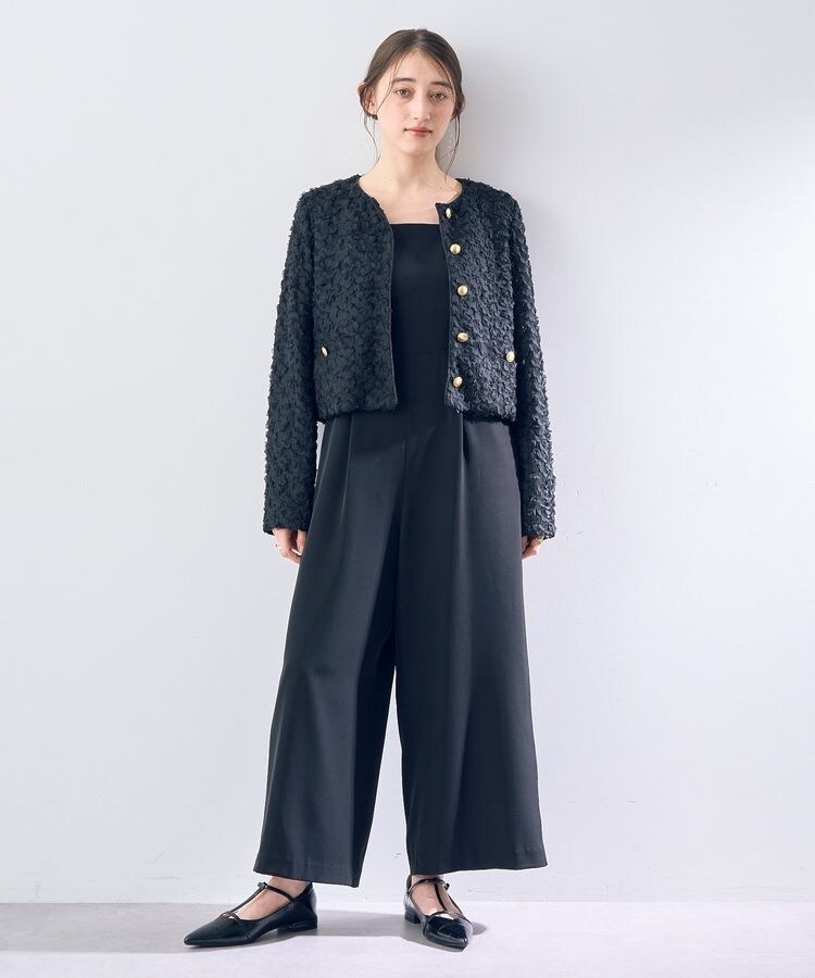 【25％OFF】 | ボウタイ付きオールインワン スローブ IENA イエナ(SLOBE サロペット・オーバーオール・オールインワン