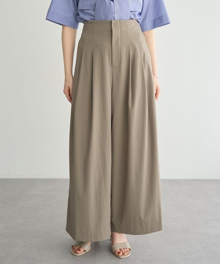 ストレッチツイルワイドストレートパンツ | イェッカ ヴェッカ(YECCA