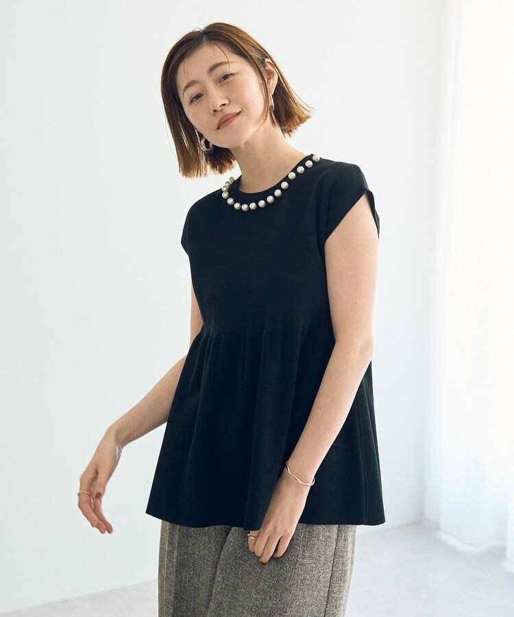 美品♡¥51,700♡Rene パールニットプルオーバー(モカ) 楽天市場】【mily bilet】 トップス ニット レディース プル