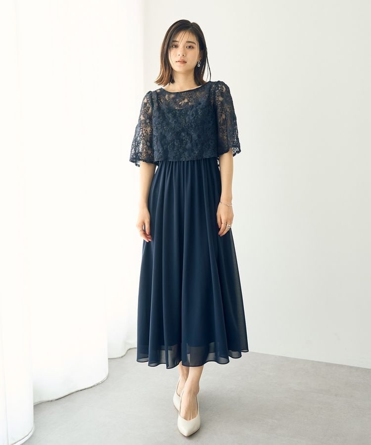 nude vintage×JOURNAL STANDARD】レースパッチワークワンピース