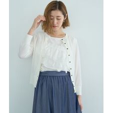 UVカットマシンウォッシャブルカーディガン