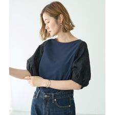レーススリーブブラウス
