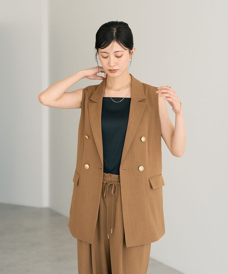 スローブイエナ　ストレッチPEジレ SLOBE IENA（スローブイエナ）の「ストレッチPEジレ（ベスト