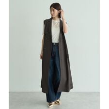 【接触冷感】UVカットトレンチジレワンピース