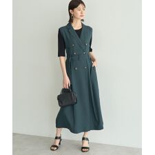 【接触冷感】UVカットトレンチジレワンピース