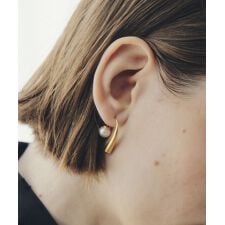 【2WAY】ステンレスパールキャッチピアス
