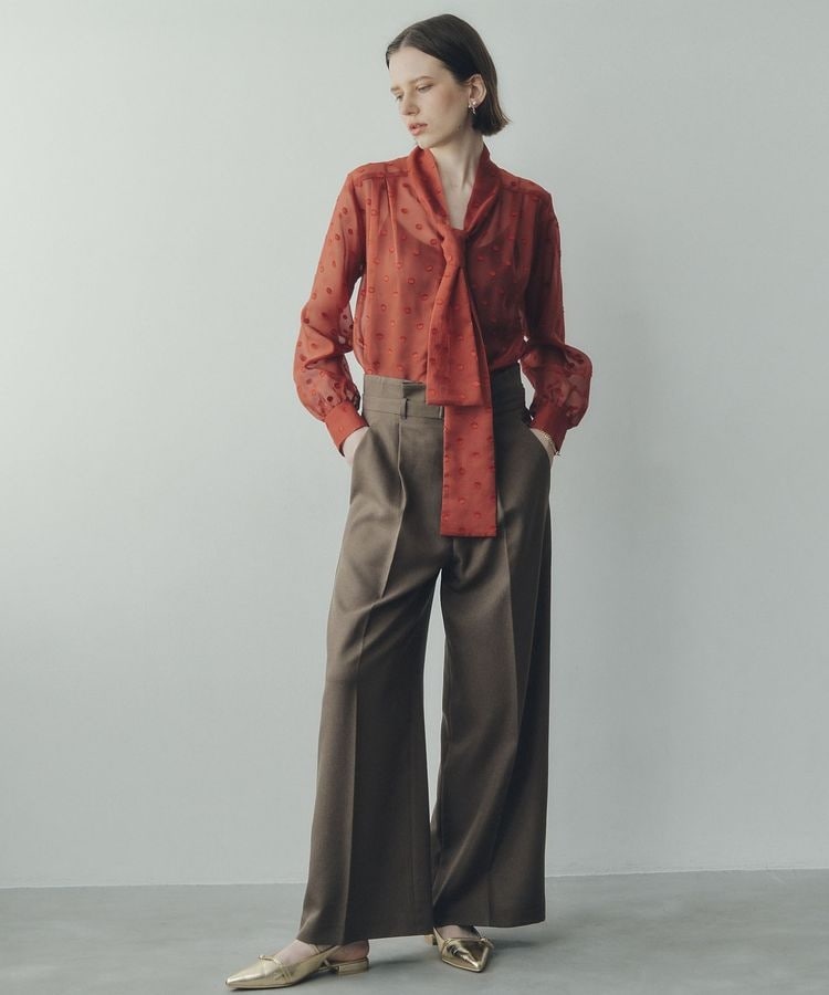 スローブイエナ アソートフラワーパンツ ナチュラル 38 新品未使用 SLOBE IENA（スローブイエナ）の「アソートフラワーパンツ（その他