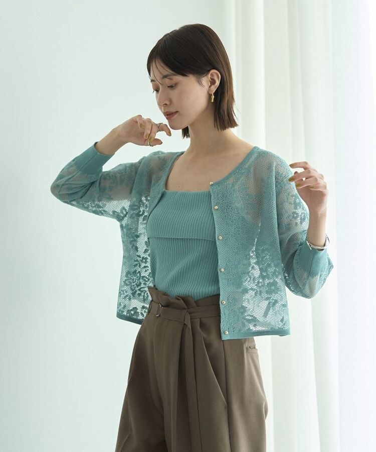 【美品】【完売商品】ジャーナル　レサージュ　カーディガン　SANA サナ SANA/サナ】CARDIGAN：カーディガン（カーディガン）｜JOURNAL