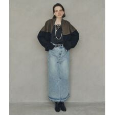 ロングデニムスカート