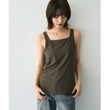 2wayスクエアリブタンクトップ