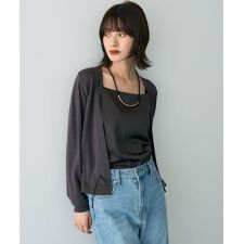 イェッカ ヴェッカ(YECCA VECCA)のドロストデザインカーディガン