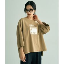 ヴィンテージ風箔プリントロゴTee