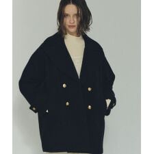 イェッカ ヴェッカ(YECCA VECCA)のウール混ミドル丈Pコート