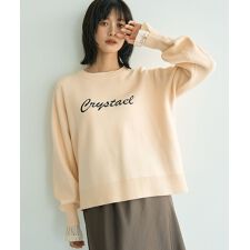 刺繍ロゴニット