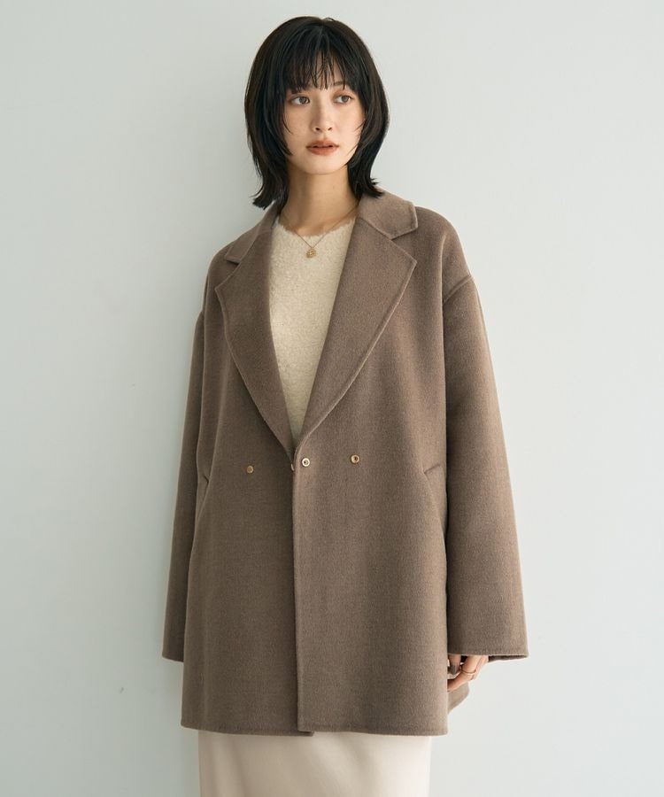 ウールMIXリバーミドル丈コート | イェッカ ヴェッカ(YECCA VECCA