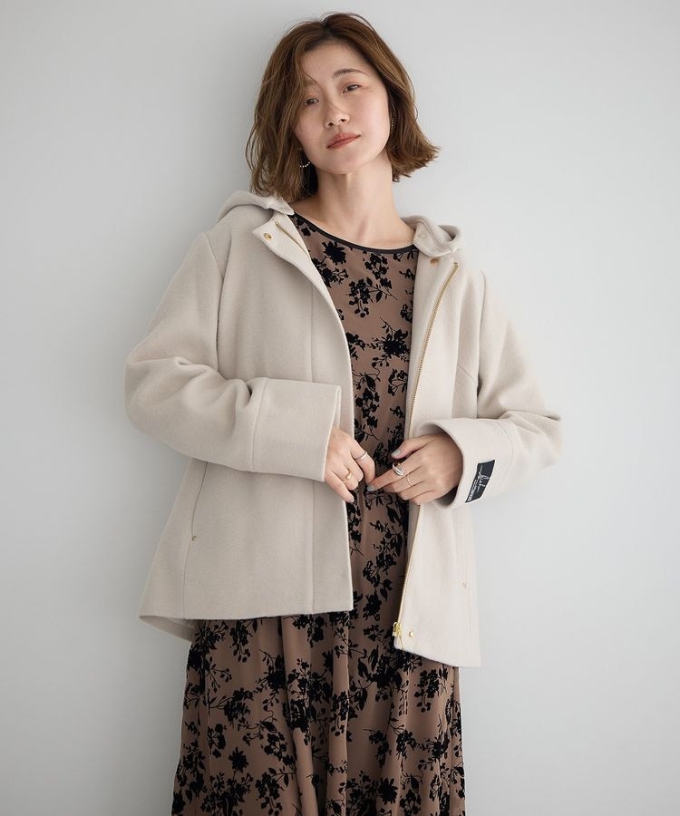 ブークレーノーカラーミドルコート | ベーセーストック(B.C STOCK