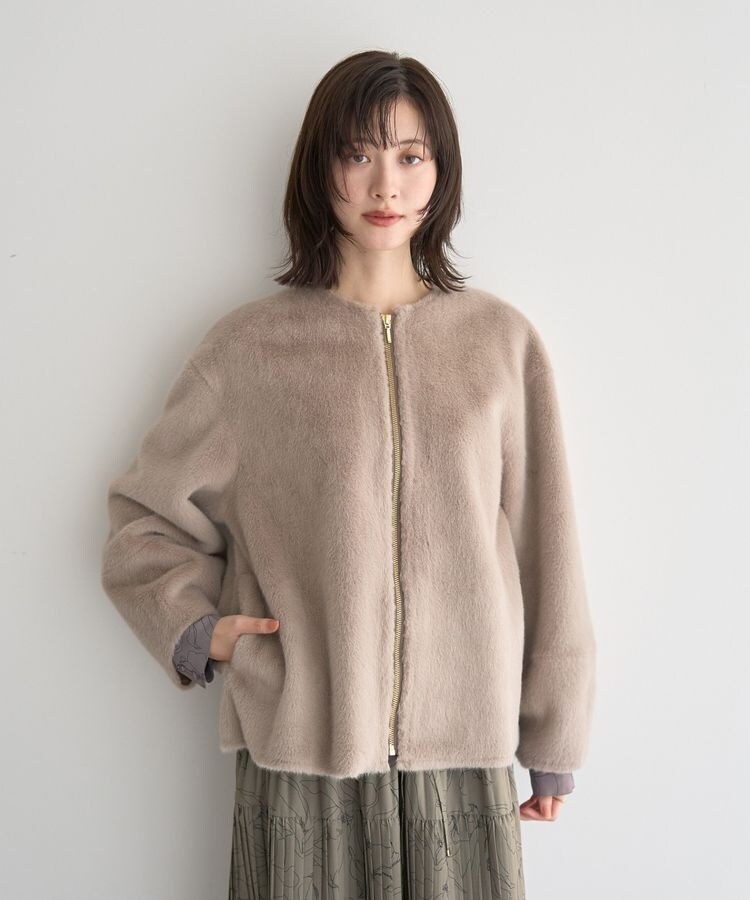 シャギースライバージップコクーンコート | ジャーナルスタンダード