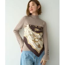 イェッカ ヴェッカ(YECCA VECCA)のタッセル柄スカーフ