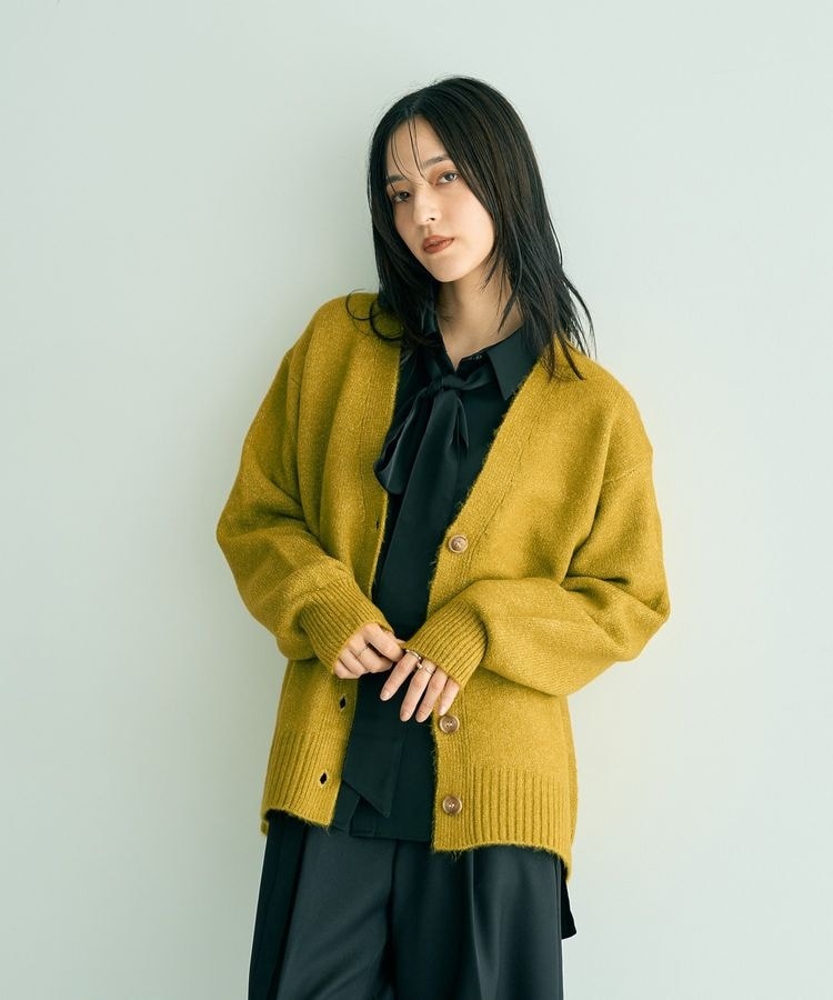 ミドル丈Vネックカーディガン | イェッカ ヴェッカ(YECCA VECCA