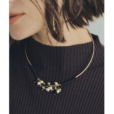 イェッカ ヴェッカ(YECCA VECCA)のパールMIXパイプネックレス