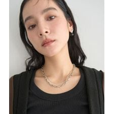 3連チェーンMIXネックレス