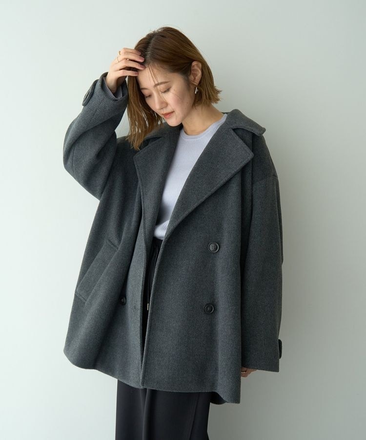 スライバー チェック ショート Pコート | シップス(SHIPS) | マルイ