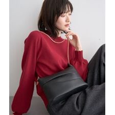 【cache cache】ギャザーチェーンバッグ