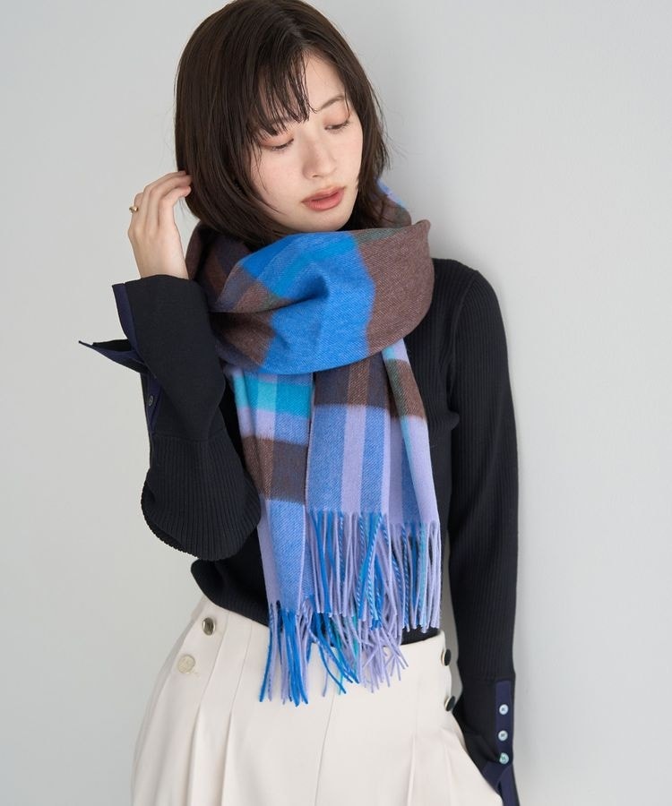 追加》TWEEDMILL/ツイードミル ストール 70-190-WP | スローブ イエナ