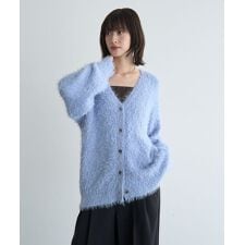 イェッカ ヴェッカ(YECCA VECCA)の【尾崎紗代子×YECCA VECCA】ブークレフェザーニットカーディガン