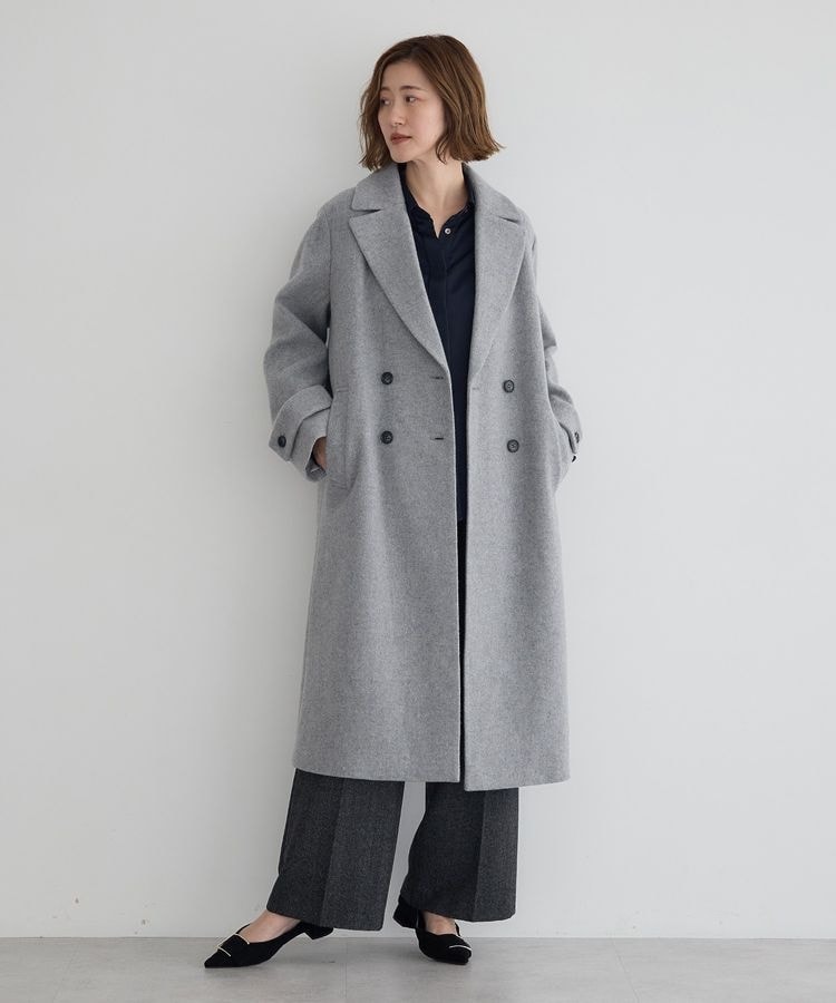 ダブルループビッグラペルショートコート | スローブ イエナ(SLOBE