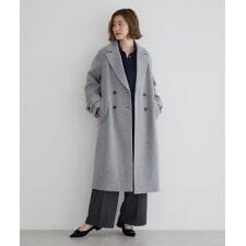 イェッカ ヴェッカ(YECCA VECCA)のウール混ロングダブルコート