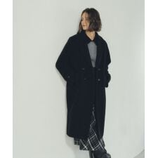 イェッカ ヴェッカ(YECCA VECCA)のウール混ロングダブルコート