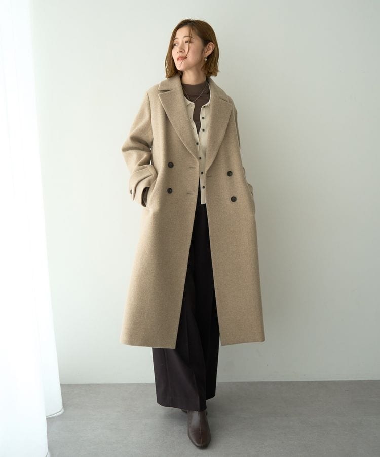 ダブルループビッグラペルショートコート | スローブ イエナ(SLOBE