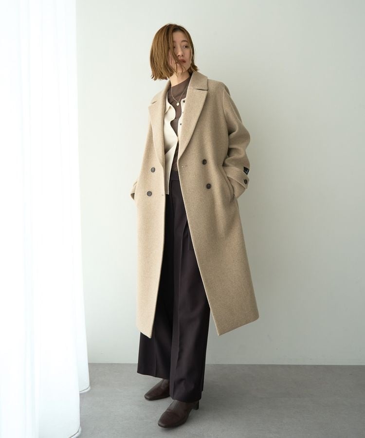 ダブルループビッグラペルショートコート | スローブ イエナ(SLOBE