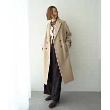 ウール混ロングダブルコート | イェッカ ヴェッカ(YECCA VECCA 