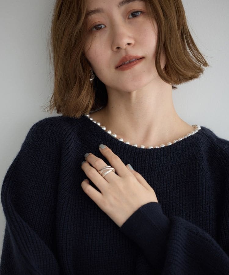 バイカラーレースニット | イェッカ ヴェッカ(YECCA VECCA) | マルイ