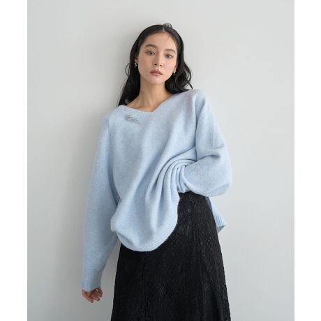 [^ԁF07001159400]ӂӂ̏_炩ȎŒSnǂdĂjbgvI[o[Bɂ₩VlbNO㍷̂TChXbgŔvXBgɍœK1łBO؂ւ̃[YȃVGbgȂꂽȂ㉟BfRe`ăZVAɒȂAVcnClbNƂ̃C[hX^Cy݂܂B[Ȃ]ň[][Ȃ]Lk[]n[Ȃ]|Pbg[Ȃ]fp摜́A̓ŐFČꍇ܂Bg̃j^[ɂďi̐FČꍇ܂B25AW