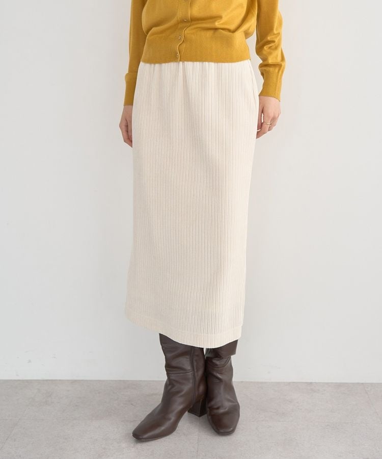 ランダムプリーツサテンマーメイドスカート | イェッカ ヴェッカ(YECCA