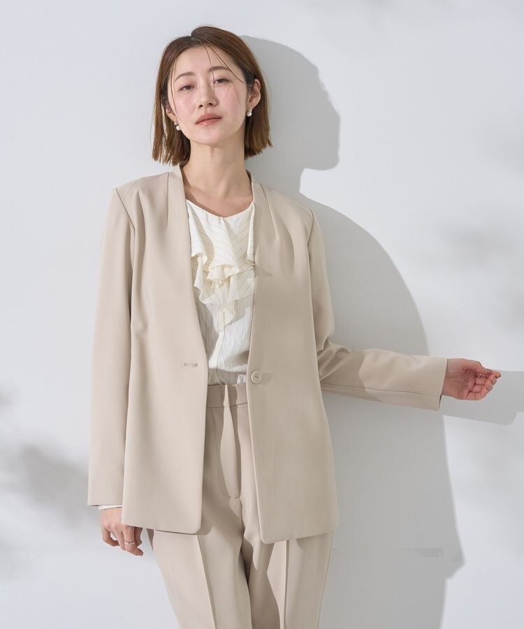 イェッカ ヴェッカ(YECCA VECCA) レディース ノーカラージャケット の