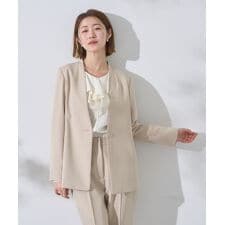 ストレッチノーカラージャケット